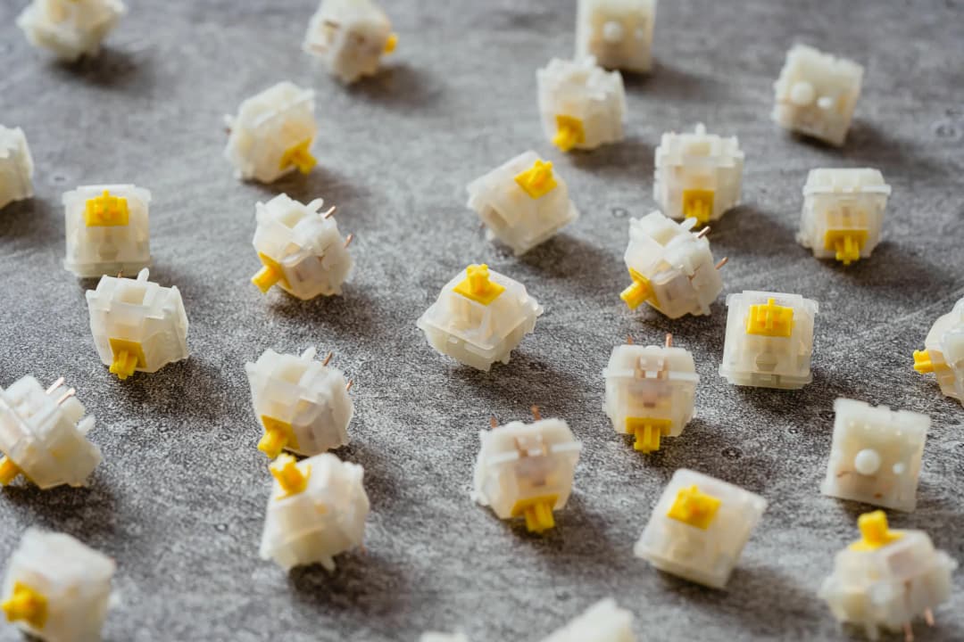 Gateron Milky Yellow Pro Linear Switches